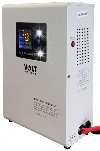 Ups volt polska sinus pro 2600e plus 24 в с постоянной фазой agm gel lifepo4 печь
