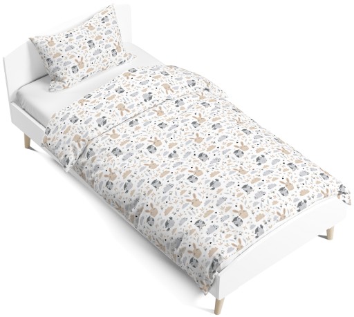 Комплект постільної білизни Babymam 140 х 200 см різнокольоровий