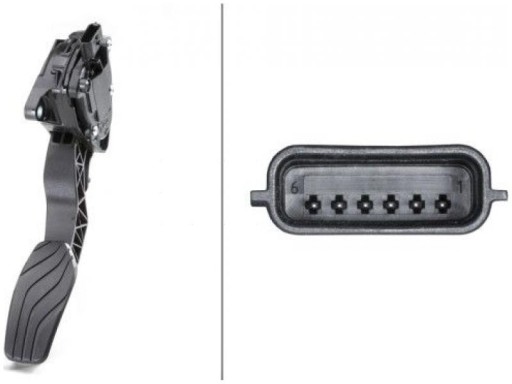 6PV 009 - ПЕДАЛЬ АКСЕЛЕРАТОРА NISSAN X-TRAIL 15-