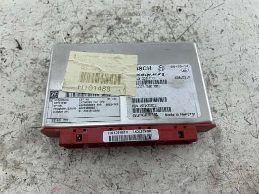 MAN TGA 460 Bedienteil INTADER 81.25810-6000