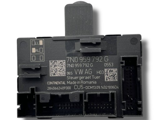 module control unit door left front front SKODA YETI LIFT 7N0959792G !J
