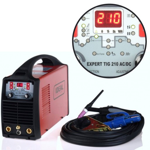 Зварювальний апарат IDEAL EXPERT TIG 210 AC / DC PFC з тримачем