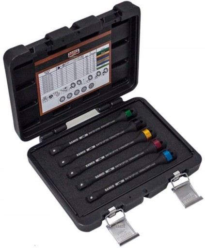 BAHCO BWTB12P5 НАБОР УДЛИНИТЕЛЕЙ 1/2 ДЮЙМА С КРУТЯЩИМ МОМЕНТОМ