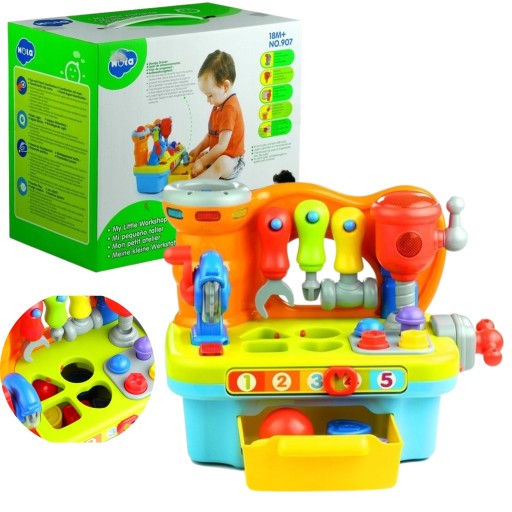 Інструменти майстерні Кольоровий сортувальник Фігури Звуки
