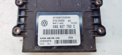control unit gearboxes of the gear DSG AUDI A3 8P VOLKSWAGEN SEAT SKODA 09G927750C