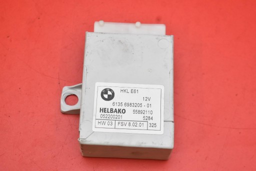 Bedienteil modul heckklappe Kofferraum 6983205 BMW E65 01-05