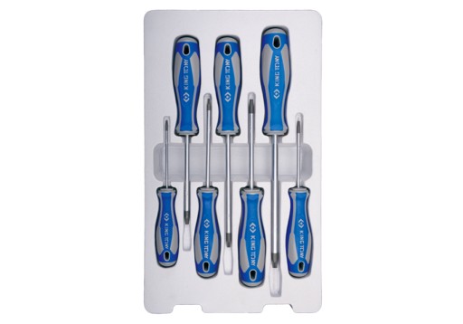 НАБІР ВИКРУТОК 7 ЧАСТИН. TORX З ОТВОРОМ KING TONY