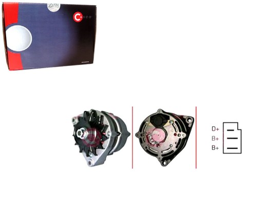 CASCAL10118AS(iMOTO) - Каско генератора 41541802 41545902 51547402 71541 + водійський комплект №37