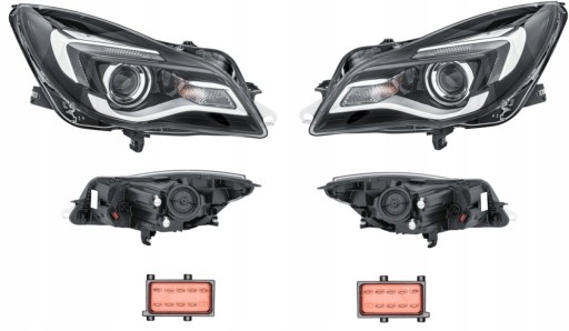 SS55D1091H 55D1101H - ФАРА OPEL INSIGNIA G09 13-17 HELLA L+R