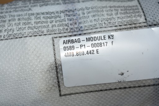 IDEALNA airbag rear part KANAPY of the rear right AUDI Q8 1