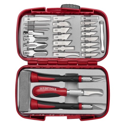 Набор модельных ножей 29 элементов Meec Tools