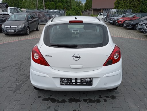 OPEL CORSA D S07 06- trunk door cover boot BIALA Z474 3D window
