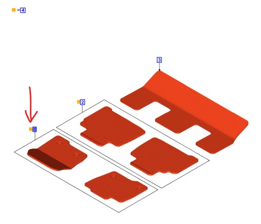 ВЕЛУРОВЫЕ КОВРИКИ ПЕРЕДНИЕ ДЛЯ FORD S-MAX Mk2 GALAXY