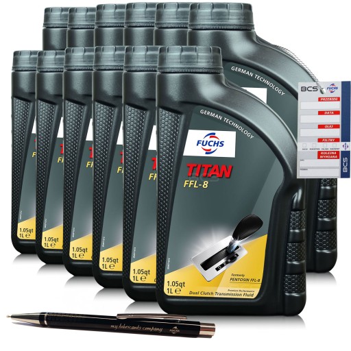 12 литров fuchs titan pentosin ffl-8 - для кпп с двойным сцеплением - 12л