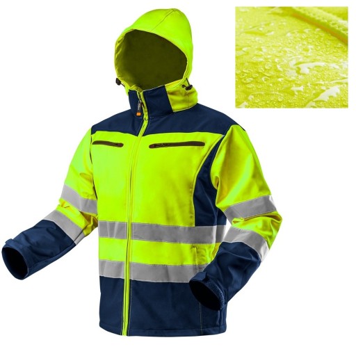 Светоотражающая рабочая куртка 3XL SOFTSHELL 81-700 NEO