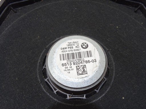 Altoparlante NISKOTONOWY SUBWOOFER Destra BMW E84 E88 E90 OE 9204786