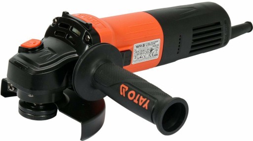 УГЛОВАЯ ШЛИФРОВАЛЬНАЯ МАШИНА YATO 125 мм, 1400 Вт, РЕГУЛИРОВКА СКОРОСТИ