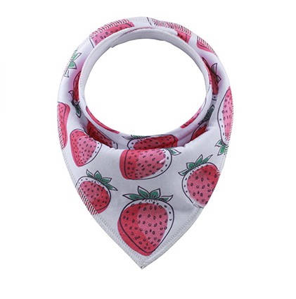 Нагрудник Milababy тканинний білий, Відтінки рожевого 1 шт.