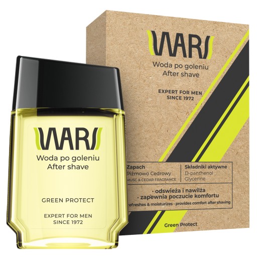 miraculum wars green protect woda po goleniu 90 ml   