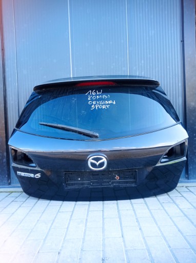 ЗАДНІ ДВІРІ MAZDA 6 GH COMBI 08-12 ЧОРНИЙ 16W ПЕРФЕКТ!