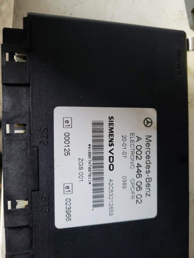 Контролер mercedes actros cpc/fr a0024460602