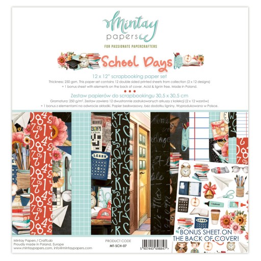 Mintay - School Days- duży bloczek bonus