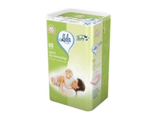 Косметичні подушечки LULA BABY прямокутні 60 шт.