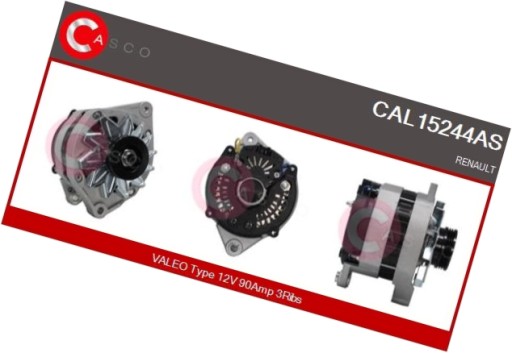 Генератор 12v 90a - casco cal15244as