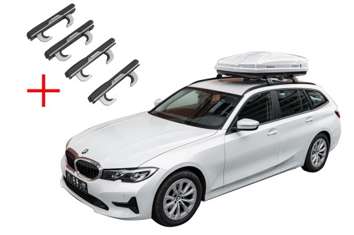 БАГАЖНИК НА ДАХ 450L МОДЕЛЬ МАДРИД БІЛИЙ