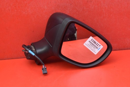 mirror right black, EU 12853230 RENAULT CLIO 4 IV 12-20 9 PIN