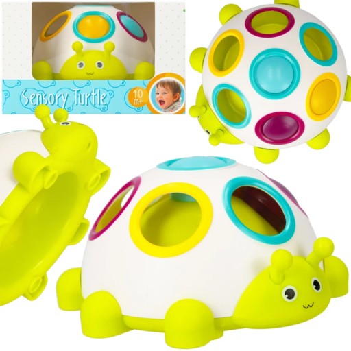 БАМ БАМ ЧЕРЕПАШКА СЕНСОРНА іграшка для малюка