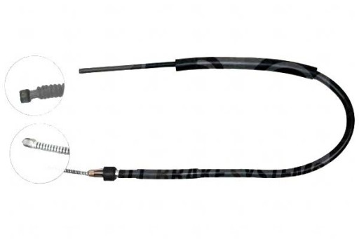 K12978 - A. B. S. трос ручного гальма TOYOTA PREVIA 2.4 (T