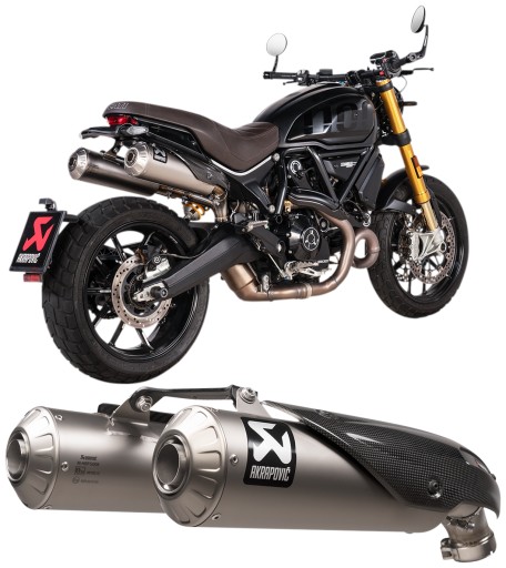 S-D11SO13-HBFGT - Глушник вихлопних газів Akrapovic SCRAMBLER 1100 2021-2022