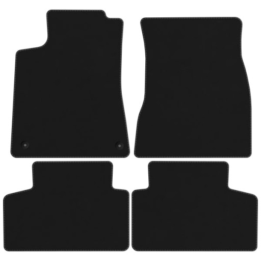 Выделенные велюровые коврики Lux толстые полиамидные