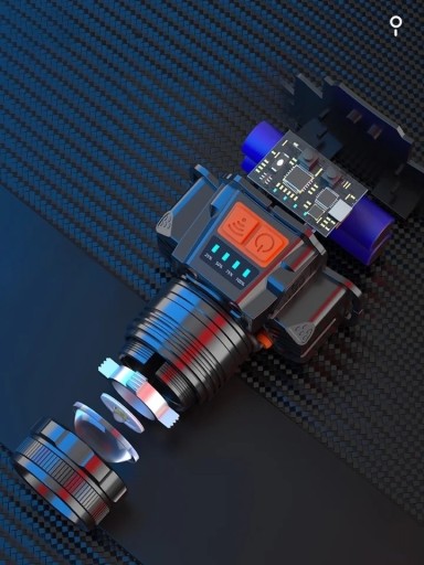 10W СВІТЛОДІОДНИЙ ЛІХТАРИК POWERBANK ДАТЧИК РУХУ USB