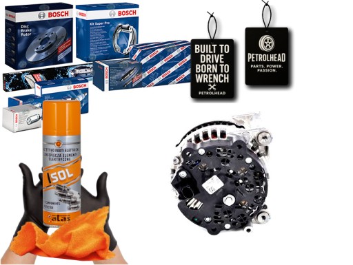 BOS0 121 - Генератор (14v 180a) audi a4 a6 a6 allroad q7 2.7 #petrolhead pro+ kit4