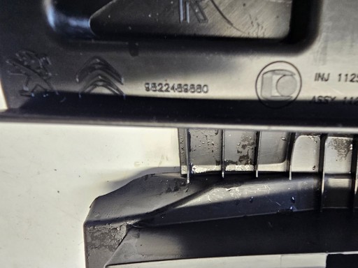 OPEL GRANDLAND X support holder of a bumper right rear part 9822489880