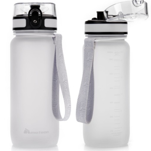 Пляшка для води Meteor 74600 650 мл біла