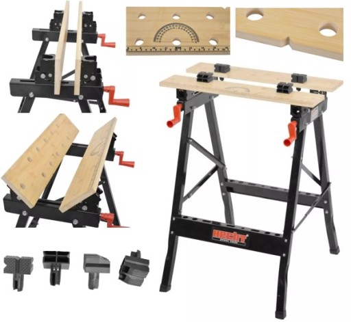 ВЕРСТАК РАБОЧИЙ СТОЛ СКЛАДНОЙ ТИСКИ