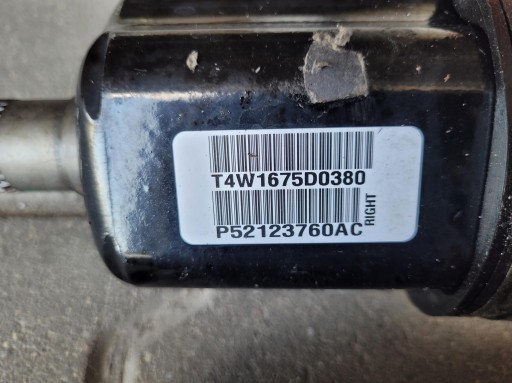 semi-axis front front right P52123760AC JEEP CHEROKEE V KL 2.2 CRD 4X4