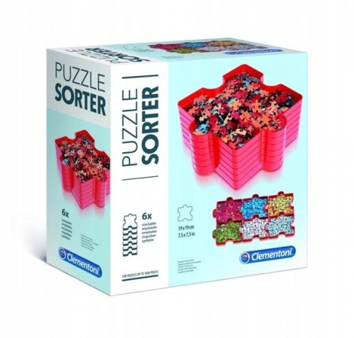 Clementoni Сортер для сортування пазлів, 6 лотків