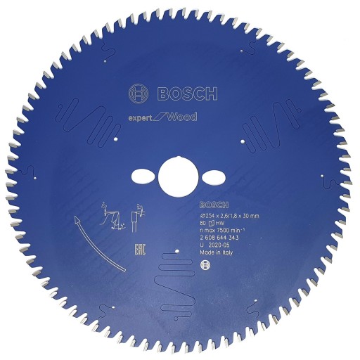 Пильний диск по дереву BOSCH 254 80 PTS GTS10