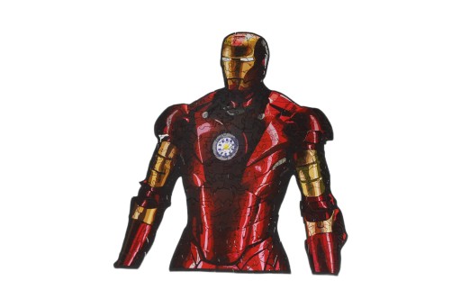 Drevené puzzle Premium EKO Skladačka Iron Man A4