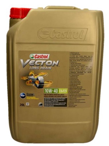 CASTROL VECTON LONG DRAIN OIL 10W40 E6/E9