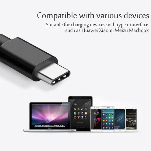 multicolor1.5m 3a Usb Type C Cable Fast Charging For Samsung S20 S21 Cable
