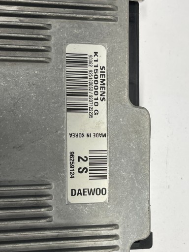 control unit, regulation praca of the engine Siemens 96259124