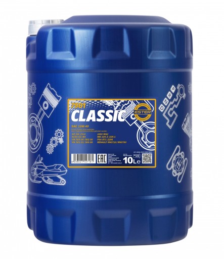 Масло Mannol Classic 10W40 10л.