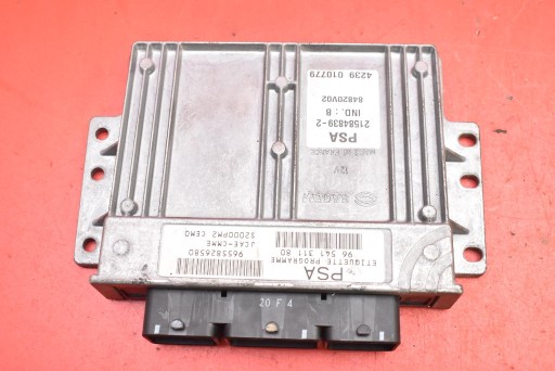 control unit 9654131180 9655826580 21584839-2 PEUGEOT 407 1.8 16V 116 KM 04-08