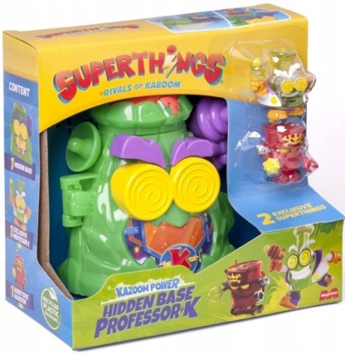 SuperThings Sekretna baza Kazoom Power Hidden Base Professor