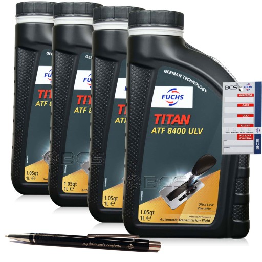 4л fuchs titan atf 8400 масло ulv aw-2 dexron ulv ford mercon ulv 4л